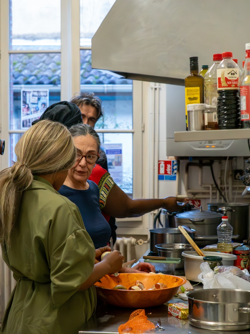atelier cuisine femmes en scène 